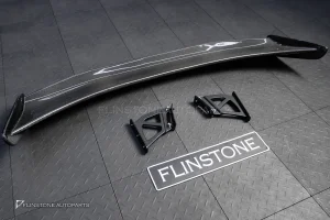 สปอยเลอร์ท้าย Carbon fiber สำหรับ PORSCHE 718 Cayman ทรง GT4 V.2