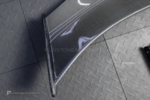 สปอยเลอร์ท้าย Carbon fiber สำหรับ PORSCHE 718 Cayman ทรง GT4 V.2