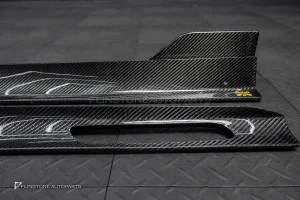 สเกิร์ตข้าง Carbon fiber BMW G20 Series 3 LCI ทรง Future Design แท้