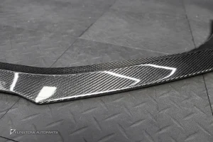 ลิ้นหน้า Carbon fiber สำหรับ Porsche 718 Cayman Boxster ทรง CMST