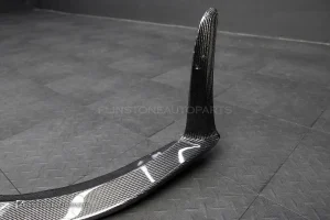 ลิ้นหน้า Carbon fiber สำหรับ Porsche 718 Cayman Boxster ทรง CMST