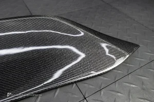 สปอยเลอร์ท้าย Carbon fiber สำหรับ Porsche 718 Cayman boxster ทรง CMST V.1
