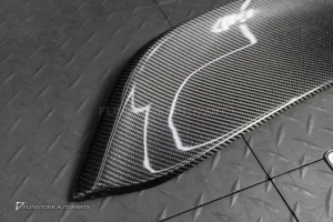 สปอยเลอร์ท้าย Carbon fiber สำหรับ Porsche 718 Cayman boxster ทรง CMST V.2