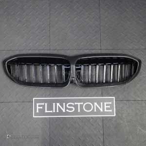 กระจังหน้า สำหรับ BMW G20 Series 3 ขอบ Dry Carbon เส้นเดี่ยว