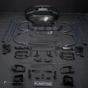 ชุดแปลงโฉมรอบคัน Porsche Cayenne 9Y0.2 หน้า Turbo GT 2024 ท้าย Sport Design ดิฟ Carbon