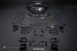 ชุดแปลงโฉมรอบคัน Porsche Cayenne 9Y0.2 หน้า Turbo GT 2024 ท้าย Sport Design ดิฟ Carbon