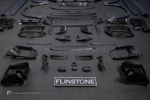 ชุดแปลงโฉมรอบคัน Porsche Cayenne 9Y0.2 หน้า Turbo GT 2024 ท้าย Sport Design ดิฟ Carbon