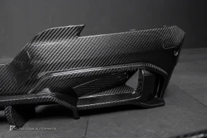 ดิฟฟิวเซอร์พร้อมคาร์นาดซ้ายขวา Carbon fiber สำหรับ BMW X3 G01 ทรง SooQoo