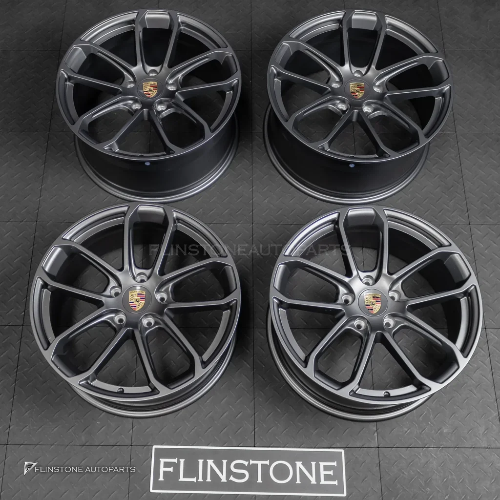 ล้อ Custom forged สำหรับ Porsche ลาย Turbo GT ขอบ 20 5130 สีเทาด้าน