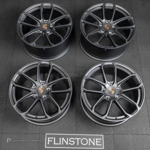 ล้อ Custom forged สำหรับ Porsche ลาย Turbo GT ขอบ 20 5130 สีเทาด้าน