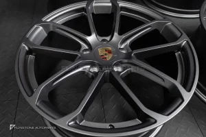 ล้อ Custom forged สำหรับ Porsche ลาย Turbo GT ขอบ 20 5130 สีเทาด้าน