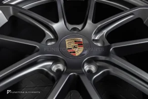 ล้อ Custom forged สำหรับ Porsche ลาย Turbo GT ขอบ 20 5130 สีเทาด้าน