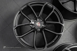 ล้อ Custom forged ลาย Terbo GT สีดำด้าน ขอบ 22 5130