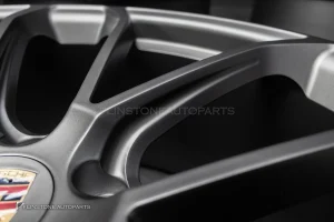 ล้อ Custom forged สำหรับ Porsche ลาย Turbo GT สีเทาด้าน ขอบ 22 5-130