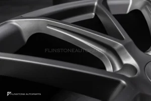 ล้อ Custom forged สำหรับ Porsche ลาย Turbo GT สีเทาด้าน ขอบ 22 5-130