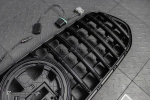 กระจังหน้า LED สำหรับ W167 GLE-Class สีดำเงา
