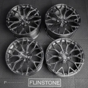 ล้อ Custom forged สำหรับ Porsche cayenne สีเทาเงา ขอบ 21 5-130