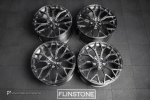 ล้อ Custom forged สำหรับ Porsche cayenne สีเทาเงา ขอบ 21 5-130