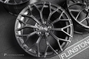 ล้อ Custom forged สำหรับ Porsche cayenne สีเทาเงา ขอบ 21 5-130