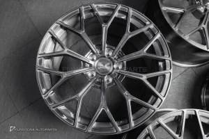 ล้อ Custom forged สำหรับ Porsche cayenne สีเทาเงา ขอบ 21 5-130