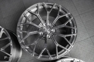 ล้อ Custom forged สำหรับ Porsche cayenne สีเทาเงา ขอบ 21 5-130