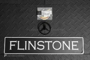 โลโก้ ดาว Mercedes benz แท้ สีดำเงา ติดท้ายรถ A2058174500