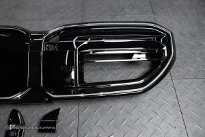 กระจังหน้า LED BMW I5 G60 ทรง M5 G90 สีดำเงา
