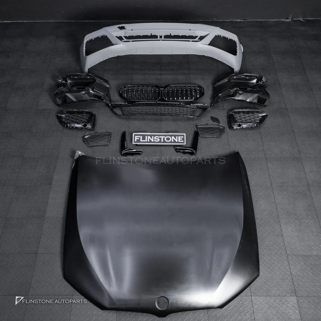 ชุดกันชนหน้า + ฝากระโปรง สำหรับ BMW G30 Series 5 LCI ทรง M Sport