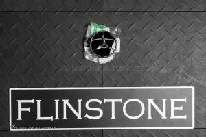 ฝาล้อ สำหรับ Mercedes Benz พื้นดำเงา แท้ B66470200