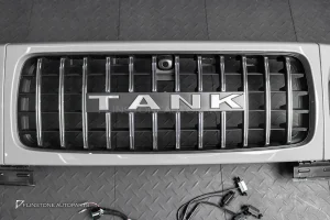 กระจังหน้า Tank 300 พร้อม ไฟLED ติดกระจังหน้า สีเทา