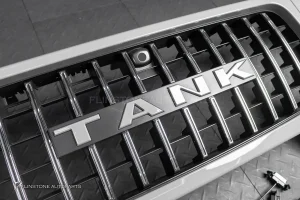 กระจังหน้า Tank 300 พร้อม ไฟLED ติดกระจังหน้า สีเทา
