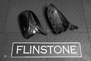 ครอบกระจกมองข้าง Carbon fiber สำหรับ BMW X5 G05 X6 G06 ทรง M Performance งานหุ้ม