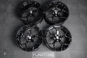 ล้อ Custom forged สำหรับ PORSCHE CAYENNE 958 สีดำเงา ขอบ 22 5-130