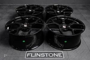 ล้อ Custom forged สำหรับ PORSCHE CAYENNE 958 สีดำเงา ขอบ 22 5-130