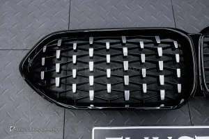 กระจังหน้า BMW F44 Series 2 ทรง Diamond Gril เงิน