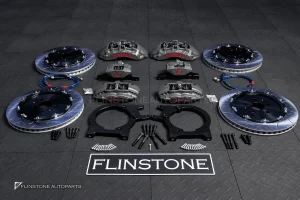 ชุดเบรค Brembo สำหรับ BYD Sealion 6 สีเทา โลโก้แดง