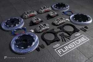 ชุดเบรค Brembo สำหรับ BYD Sealion 6 สีเทา โลโก้แดง