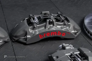 ชุดเบรค Brembo สำหรับ BYD Sealion 6 สีเทา โลโก้แดง