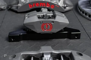 ชุดเบรค Brembo สำหรับ BYD Sealion 6 สีเทา โลโก้แดง