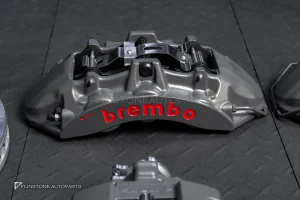 ชุดเบรค Brembo สำหรับ BYD Sealion 6 สีเทา โลโก้แดง