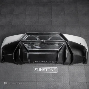 กันชนท้าย Carbon fiber LAMBORGHINI HURACAN LP610-4 ทรง Vorsteiner