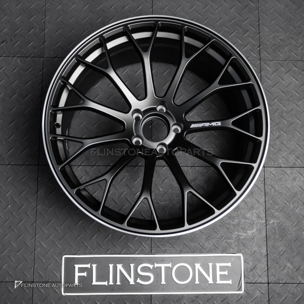 ล้อ Custom forged ลาย Mercedes benz ขอบ 209.0 5-112 ET25 สีดำด้าน