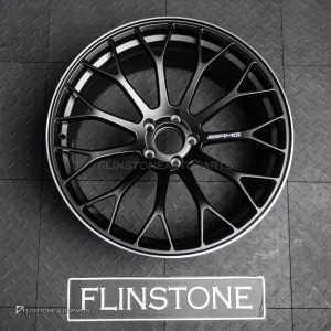 ล้อ Custom forged ลาย Mercedes benz ขอบ 209.0 5-112 ET25 สีดำด้าน