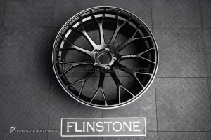 ล้อ Custom forged ลาย Mercedes benz ขอบ 209.0 5-112 ET25 สีดำด้าน