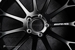 ล้อ Custom forged ลาย Mercedes benz ขอบ 209.0 5-112 ET25 สีดำด้าน