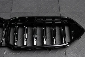 กระจังหน้า BMW F44 series 2 เส้นเดี่ยว สีดำเงา ไม่มีกล้องหน้า