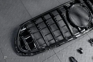 กระจังหน้า W254 GLC-Class ทรง GLC63 AMG มีกล้อง สีดำเงา
