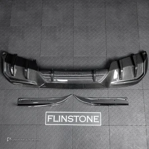 ดิฟฟิวเซอร์ Carbon fiber สำหรับ BMW IX3 G08 ทรง SOOQOO