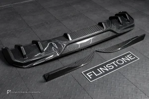 ดิฟฟิวเซอร์ Carbon fiber สำหรับ BMW IX3 G08 ทรง SOOQOO