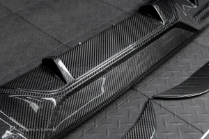 ดิฟฟิวเซอร์ Carbon fiber สำหรับ BMW IX3 G08 ทรง SOOQOO